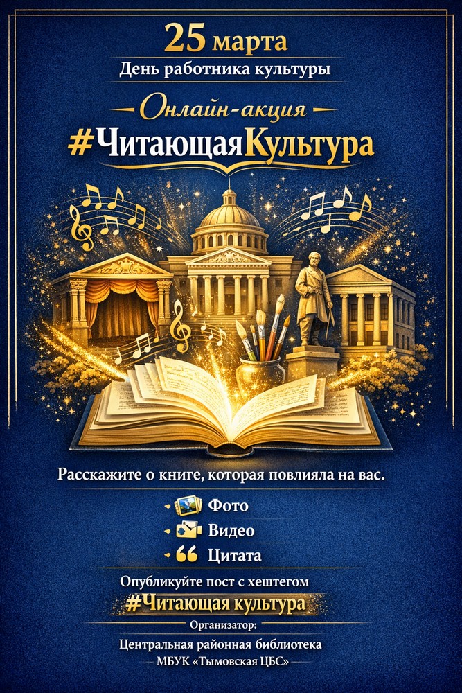 Межрегиональная онлайн-акция #Читающая культура